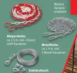 Lidl Parkside Absperrkette Angebot