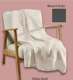 Lidl Livarno Home Musselin-Plaid Angebot