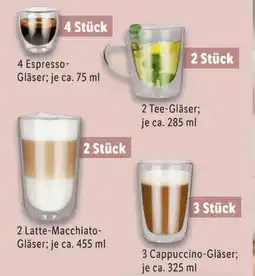 Lidl SilverCrest Thermo-Tee-Gläser Angebot