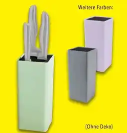 Lidl SilverCrest Messerblock Pastell Angebot