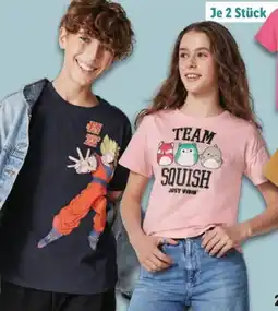 Lidl Kinder 2 Shirts Angebot