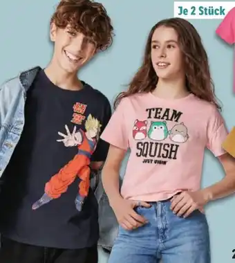 Lidl Kinder 2 Shirts Angebot