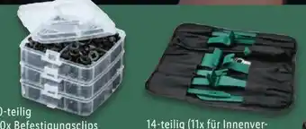 Lidl Parkside 620 Befestigungsclips und 10 Kabelbinder Angebot
