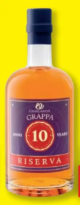 Lidl Ghirlanda Grappa Riserva 10 Jahre Angebot