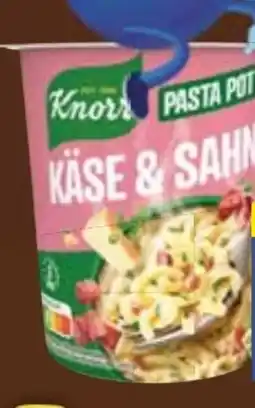 E-Center Knorr Pasta Snack Pot Käse & Sahne Angebot