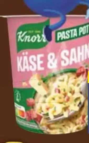 E-Center Knorr Pasta Snack Pot Käse & Sahne Angebot