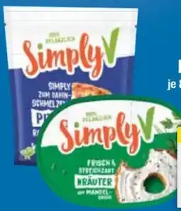 E-Center Simply V Veganer Käse-Ersatz Angebot