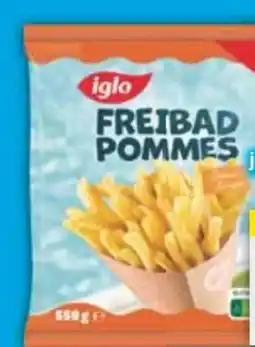 E-Center Iglo Freibad Pommes Angebot