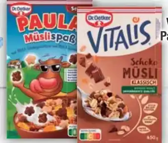 E-Center Dr. Oetker Vitalis Müsli Angebot