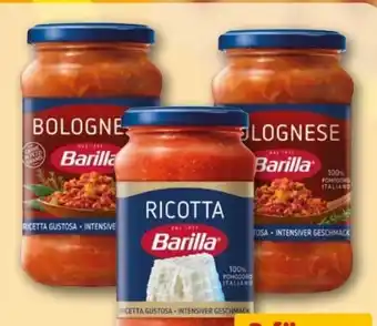 REWE Center Barilla Pasta Sauce Ricetta Angebot