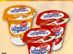 REWE Center Zott Sahne Joghurt Pfirsich-Maracuja Angebot