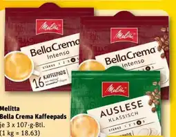 REWE Center Melitta Bella Crema La Kaffeepads Angebot