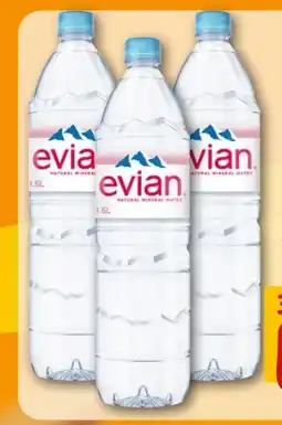 REWE Center Evian Natural Mineral Water Angebot