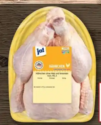 REWE Center ja! Frisches Ganzes Hähnchen Angebot