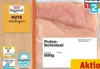 REWE Center Rewe Regional Puten-Schnitzel Angebot