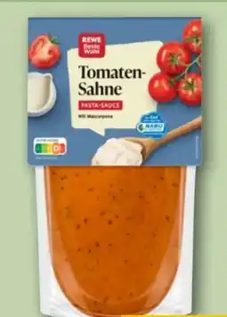 REWE Center Rewe Beste Wahl Tomaten-Sahne Pasta Sauce Angebot