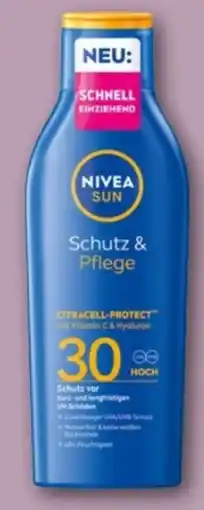 REWE Center Nivea Sun Sonnenmilch Angebot