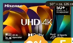 REWE Center Hisense 50 UHD-Smart TV 50A6N Angebot