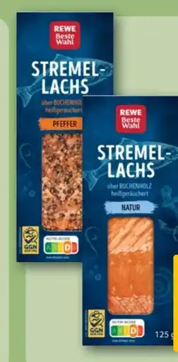 REWE Rewe Beste Wahl Stremellachs Natur Angebot