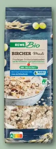 REWE Rewe Bio Bircher Müsli Angebot