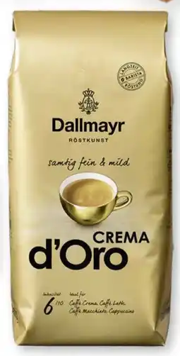Scheck-in-Center Dallmayr Kaffee Crema d’Oro Angebot