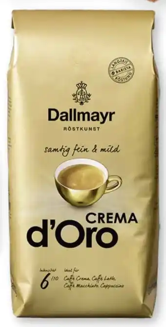 Scheck-in-Center Dallmayr Kaffee Crema d’Oro Angebot
