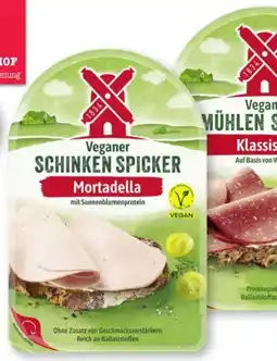 Scheck-in-Center Rügenwalder Mühle Veganer Schinken Spicker Mortadella Angebot