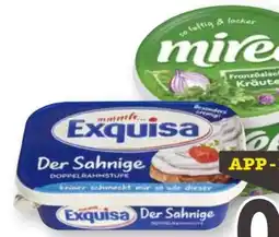 Scheck-in-Center Exquisa Frischkäse Der Sahnige Natur Angebot