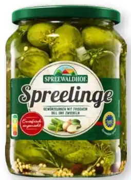 Scheck-in-Center Spreewaldhof Spreelinge Gewürzgurken Angebot