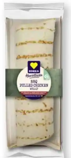 Scheck-in-Center Edeka Herzstücke BBQ Pulled Chicken Wrap Angebot