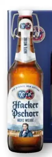 Scheck-in-Center Hacker-Pschorr Hefe Weiße Angebot