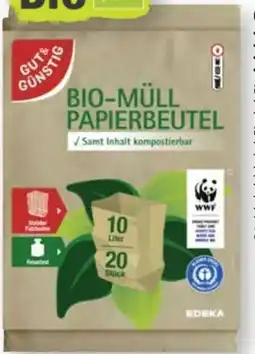 Scheck-in-Center Gut & Günstig Bio-Müll Papierbeutel Angebot