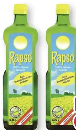 Scheck-in-Center Rapso 100% Reines Rapsöl Angebot