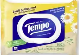 Scheck-in-Center Tempo Feuchte Toilettentücher Angebot