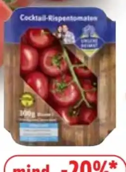 Edeka Unsere Heimat Echt & Gut Mini Pflaumentomaten Angebot