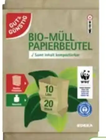 Edeka Gut & Günstig Bio-Müll Papierbeutel Angebot