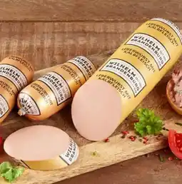 REWE Metzgerei Wilhelm Brandenburg Leberwurst mit Kalbfleisch Angebot