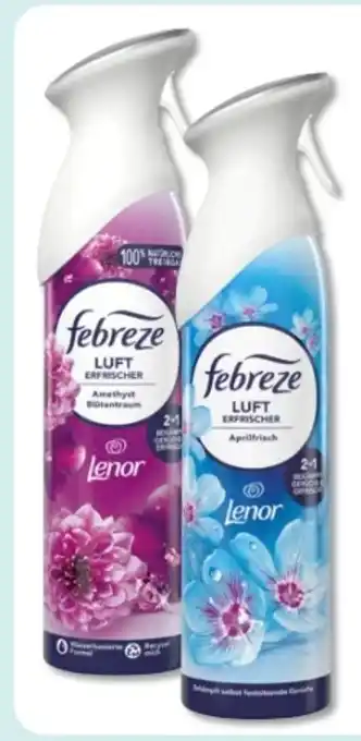 Budni Febreze Lenor Aprilfrisch Lufterfrischer-Spray Angebot