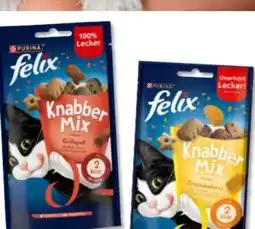 Budni Purina Felix Knabber Mix Katzensnacks Angebot