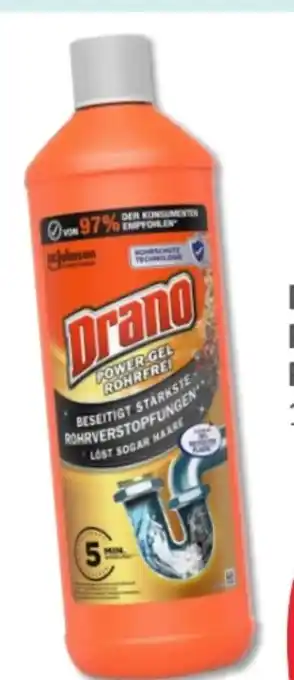 Budni Mr. Muscle Drano Rohrfrei Power-Gel Angebot