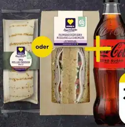 Edeka Edeka Herzstücke Sandwich + Softdrink Angebot