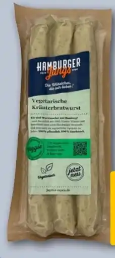 REWE Center Jupiter Repen Hamburger Jungs Vegetarische Kräuterbratwurst Angebot
