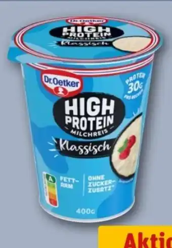 REWE Dr. Oetker High Protein Milchreis Angebot