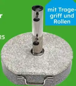 Globus Baumarkt Primaster Granit Schirmständer Angebot