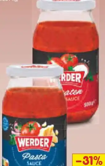 Netto Marken-Discount Werder Nudelsauce Angebot
