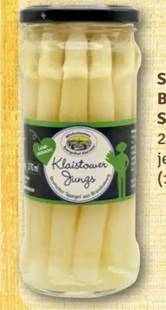 nahkauf Spargelhof Klaistow Beelitzer Stangenspargel Angebot