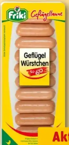 REWE Friki Geflügel Würstchen to go Angebot