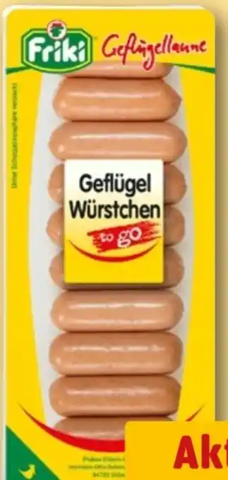 REWE Friki Geflügel Würstchen to go Angebot