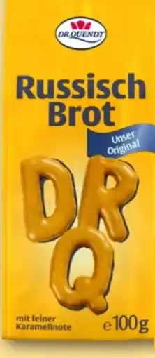 REWE Dr. Quendt Dresdner Russisch Brot Angebot
