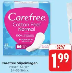 Hieber's Frische Center Carefree Slipeinlagen Angebot